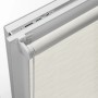 Gardinia EasyFix Rollo Dekor Streifen, 120x150 cm, weiß, lichtdurchlässig mit Kettenzug.