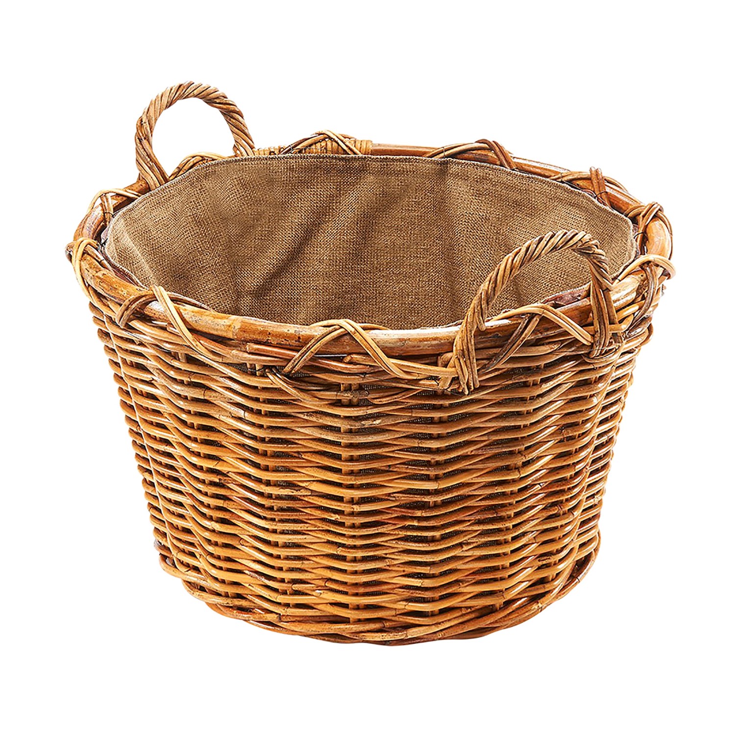 Kobolo Holztrage Holzkorb für Kaminholz Rattan Lacak mit abnehmbarem Leinen günstig online kaufen