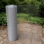 PROREGAL Maschendrahtzaun, Sechseckgeflecht, verzinkt, 1x10m, Maschenweite 16mm, Drahtstärke 0,7mm.