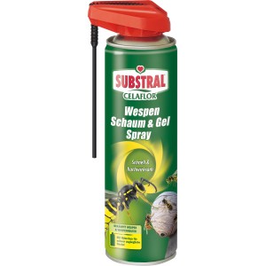 Substral CF Wespenschaum & Gel Spray zur Wespenbekämpfung mit Sprührohr.