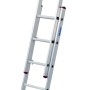 Krause Corda Leiter-Gerüst, 2x6 Sprossen, aus Aluminium, vielseitig einsetzbar als Anlegeleiter oder Arbeitsbühne.