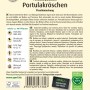 Samenpackung Sperli Portulakröschen Prachtmischung, farbenfrohe Sommerblumen für Beet und Balkon.