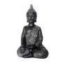 Relaxdays Buddha Figur Polyresin Anthrazit Wetterfest Frostsicher 45 cm x 29 cm x 18 cm