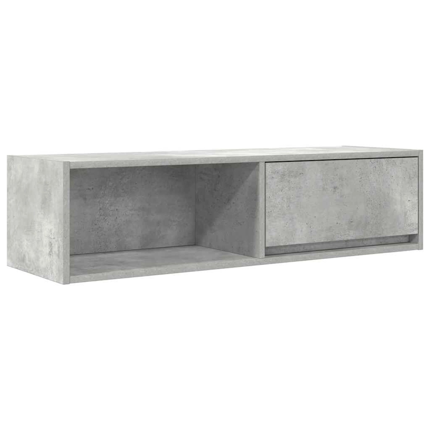 vidaXL TV-Schrank Betongrau 100x31x25,5 cm Holzwerkstoff 861478 günstig online kaufen