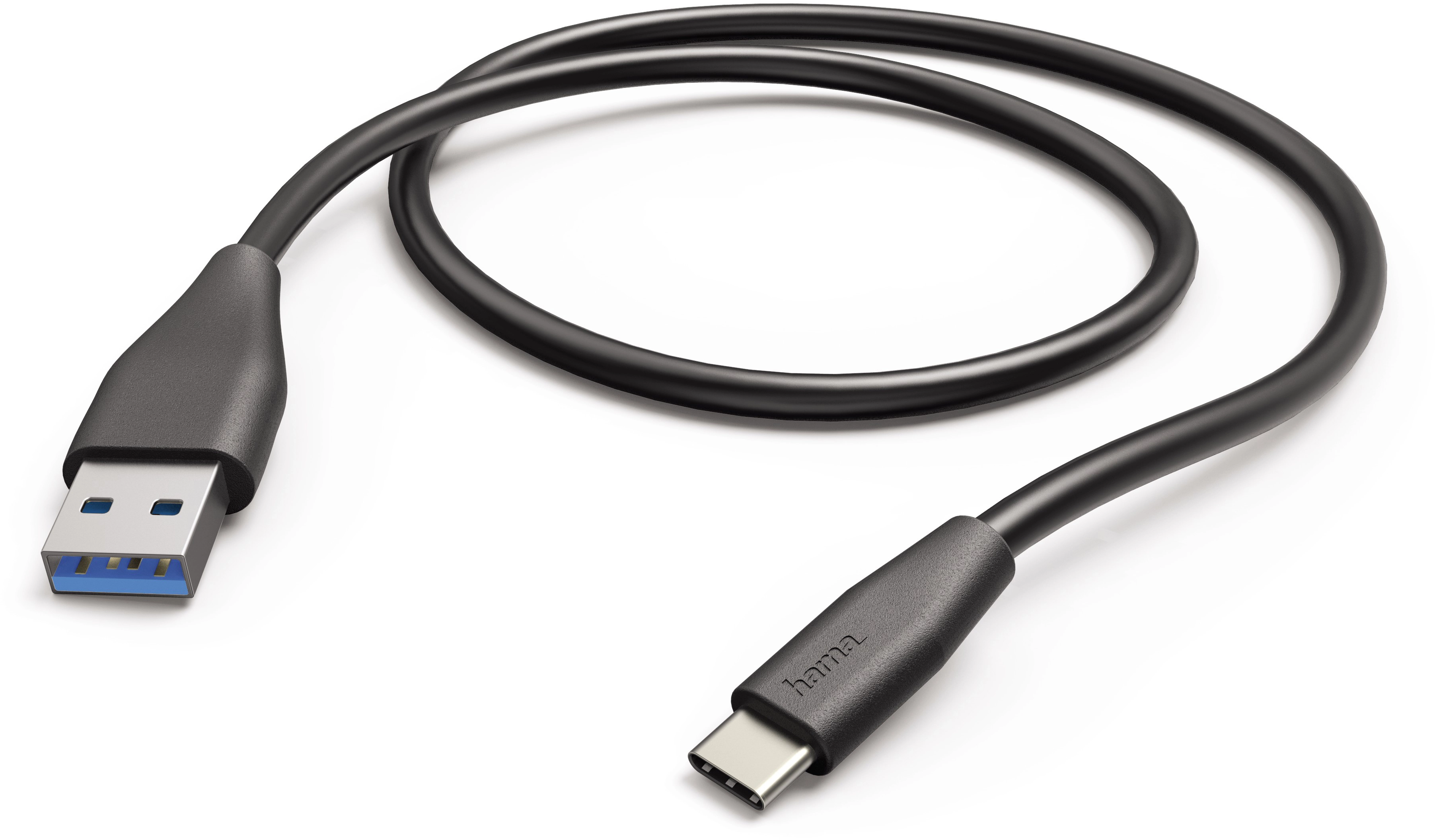 Hama Lade-/Datenkabel USB Type-C/USB-3.1-A-Stecker 1,5 m Schwarz kaufen bei  OBI