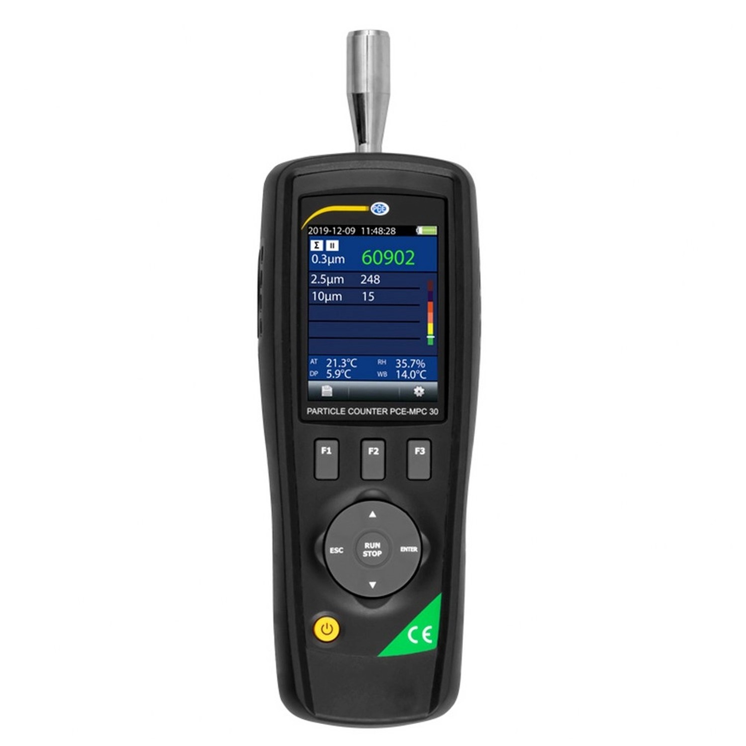 Thumbnail - PCE Partikelzähler mit Taupunkt und Nasskugeltemperaturmessung PCE Instruments Partikelzähler mit Taupunkt und Nasskugel...