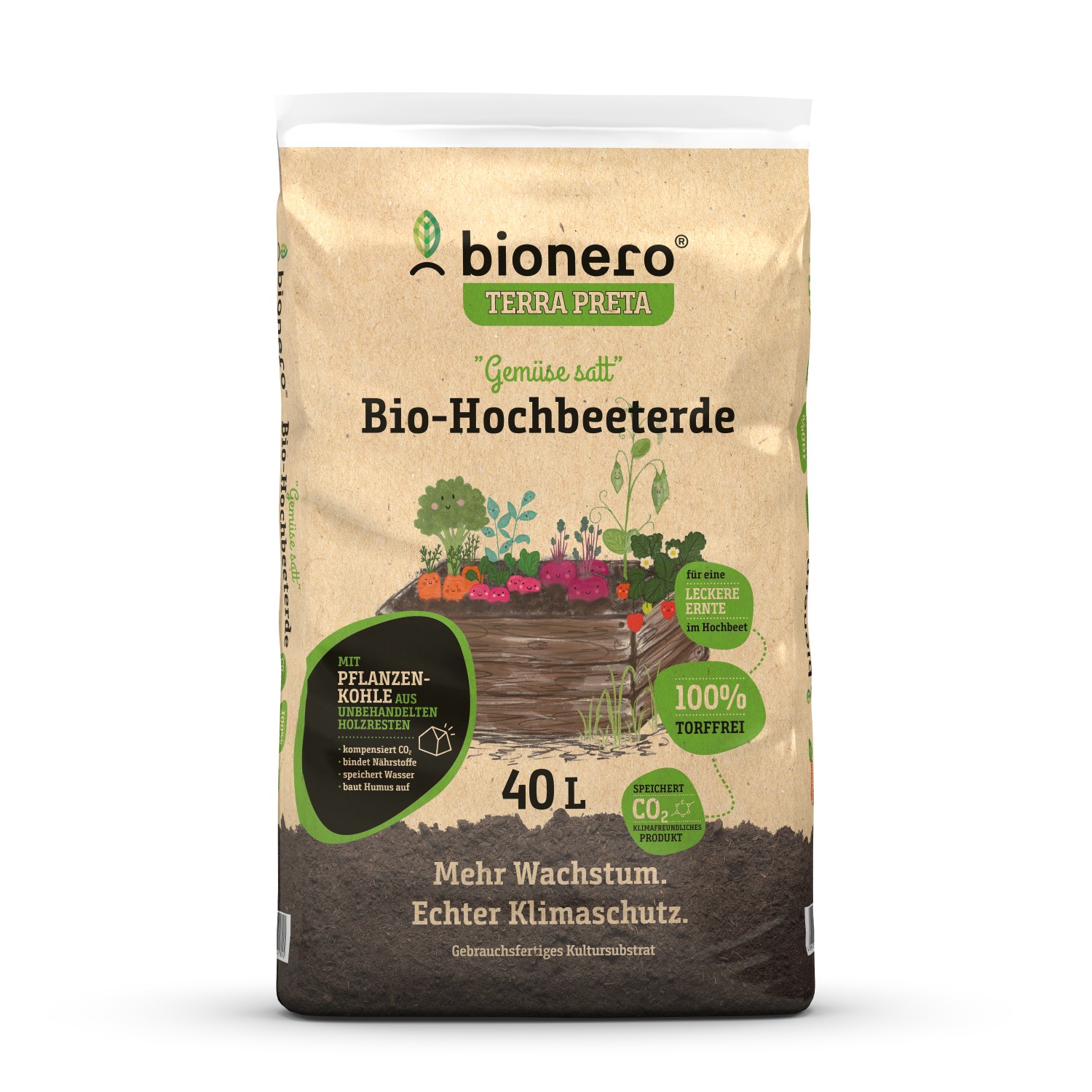 Bionero BioHochbeeterde 40 l kaufen bei OBI