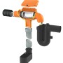 Garantia Columbus Proline 3700 L Hauspaket: Filter mit Wasserfluss, Siphon und Zulauftopf für Erdtank.