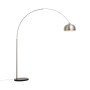 Moderne, verstellbare Bogenlampe Grande aus Stahl von QAZQA für Innenräume.