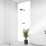 Walllux Duschrückwand Weiss Alu-Verbund 3 mm 125 x 255 cm_2