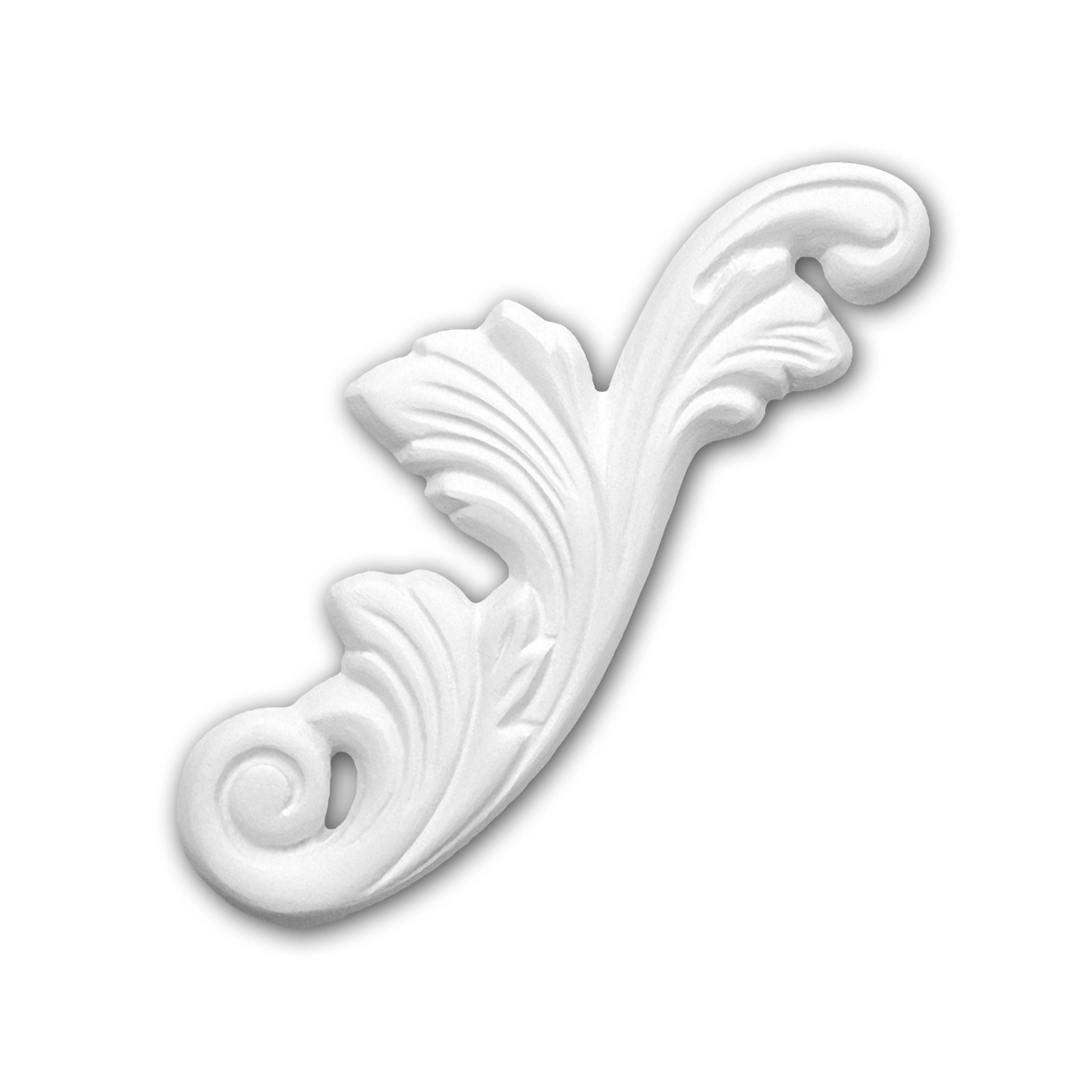 PROFHOME 160110 Zierelement dekoratives Element Stuckdekor aus Polyurethan günstig online kaufen