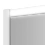 Detailaufnahme: Weißer Jokey Spiegelschrank Batu 100 cm mit LED-Beleuchtung.