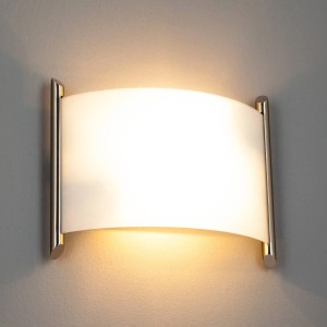 Moderne Lindby Wandleuchte Filippa aus Alu, 2-flammig, für Flur und Innenräume.