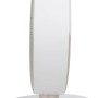 Weißer PTC-Heizlüfter mit Tragegriff, 2200 W, für elektrische Heizgeräte.