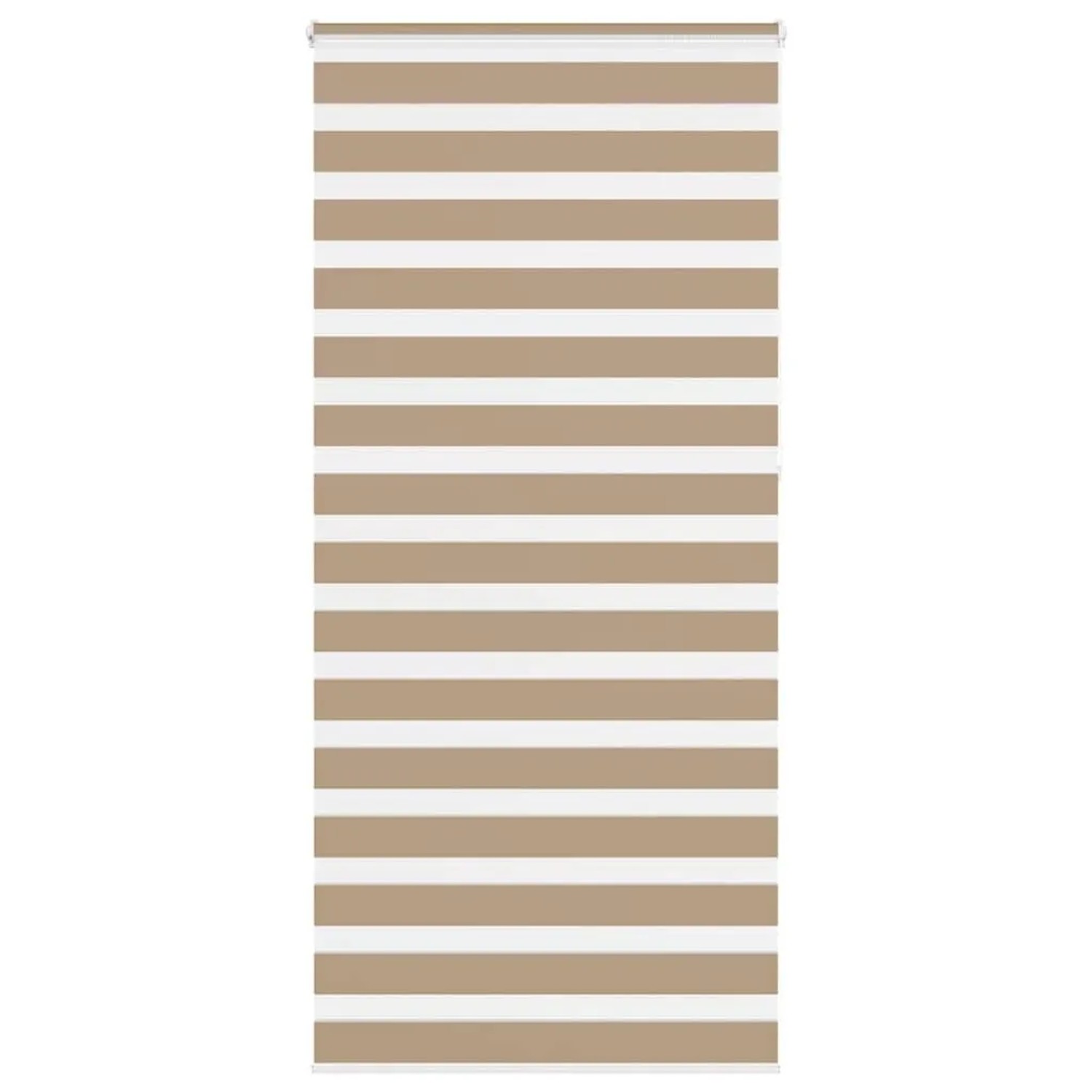 vidaXL Doppelrollo Sandbraun 105x230 cm Stoffbreite 100,9 cm Polyester 4014 günstig online kaufen