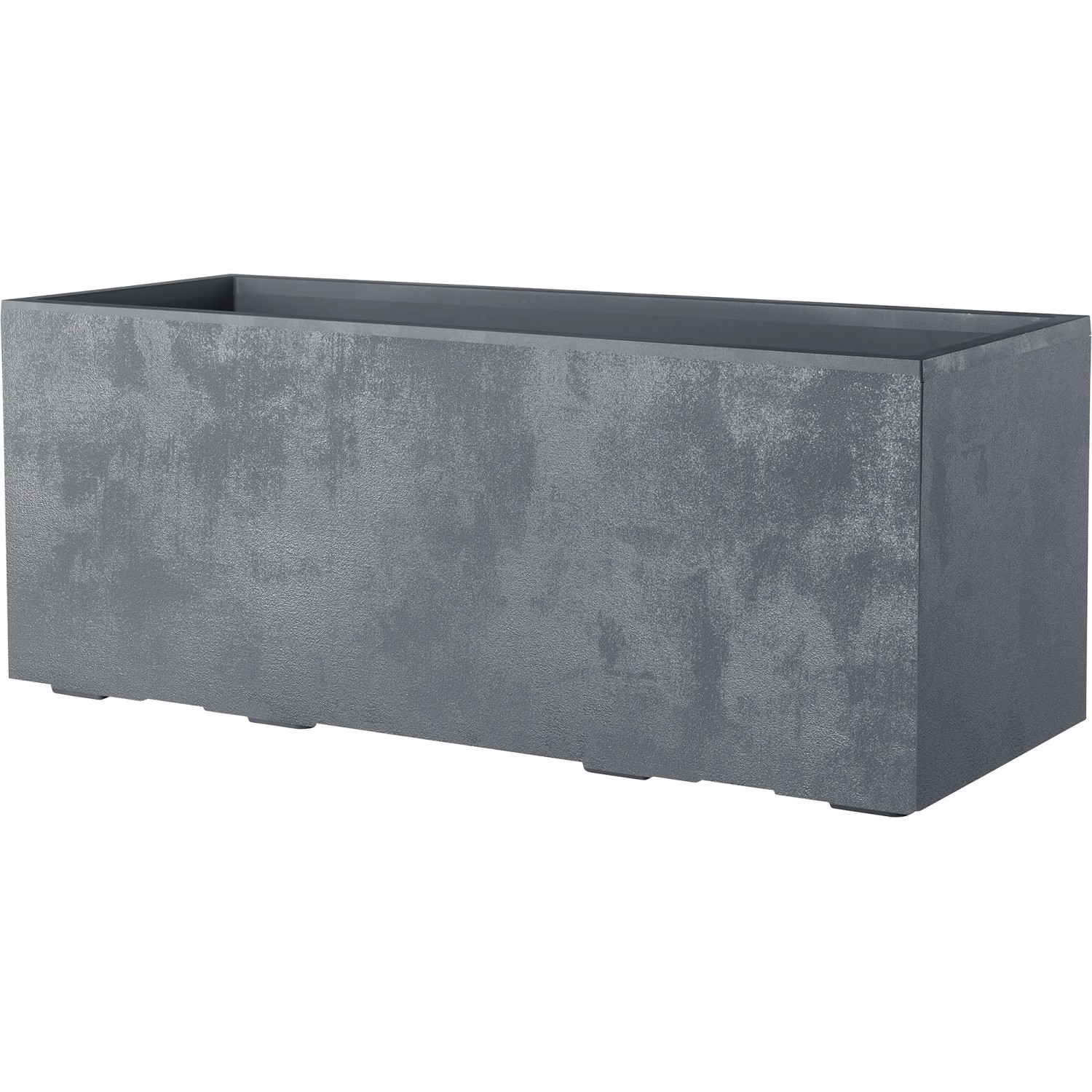 Deroma Pflanzkasten Millennium 39 cm x 99,3 cm x 37,6 cm Aschgrau