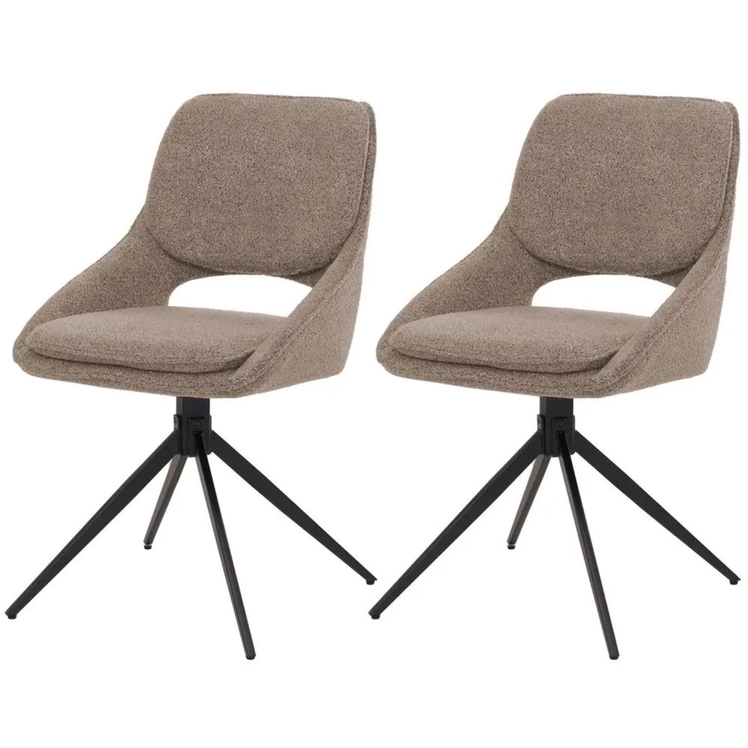 MCW Esszimmerstuhl N73 2er-Set Beige