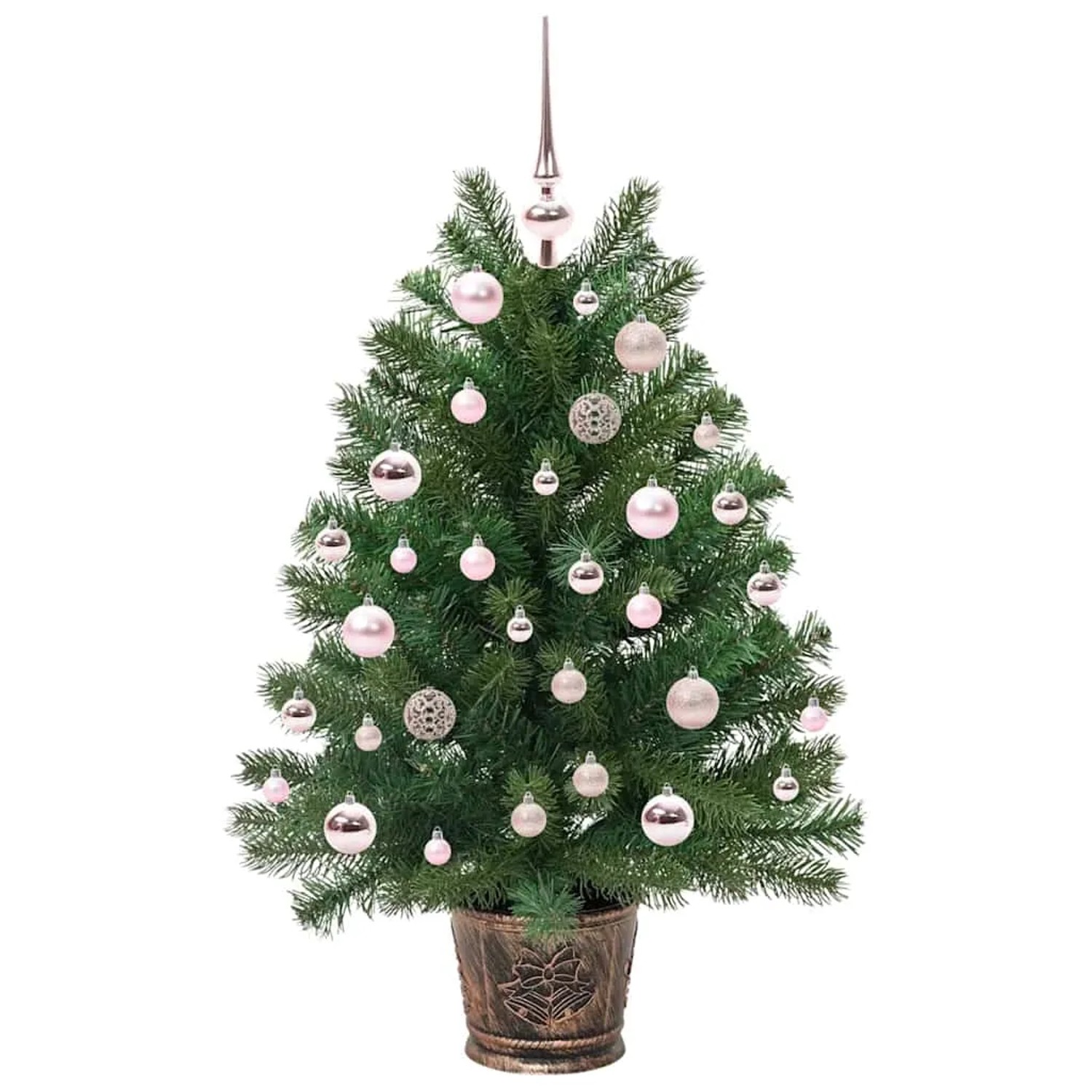 vidaXL Künstlicher Weihnachtsbaum mit 150 LEDs Grün 95 cm PE und PVC 3397317