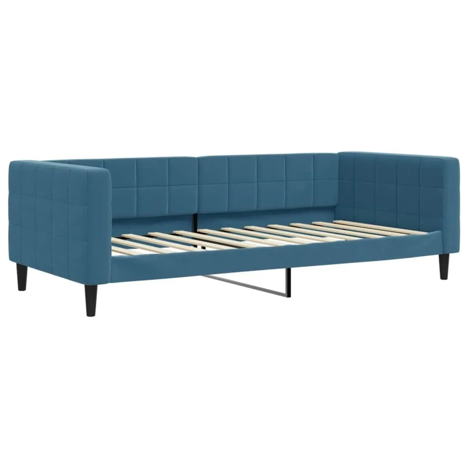 vidaXL Tagesbett Blau 90x200 cm Samt 354007