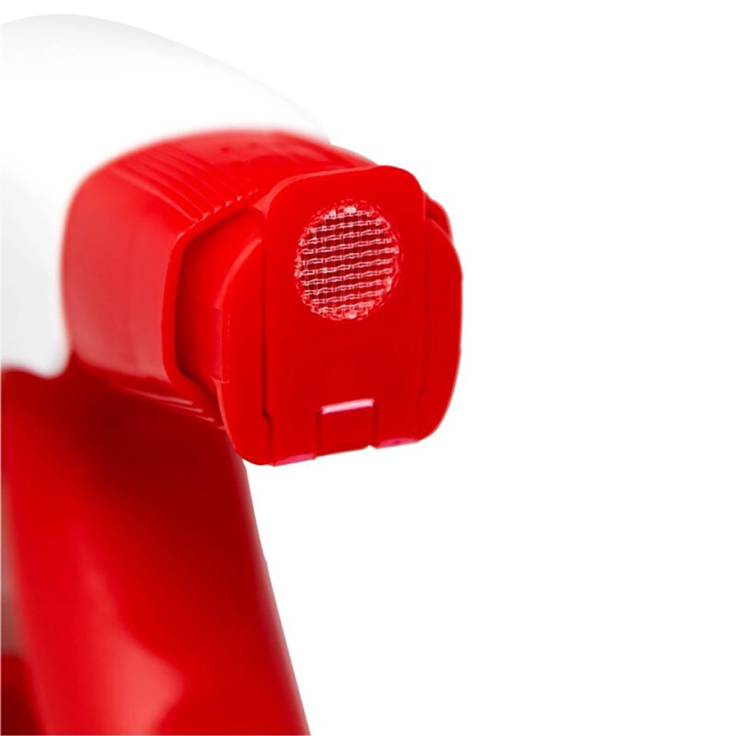 Detailaufnahme des Sprühkopfes vom Schulte Glasreiniger Fixil für Duschkabinen.