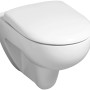 Geberit Wand-WC Renova, Tiefspüler, Weiß mit KeraTect Beschichtung.