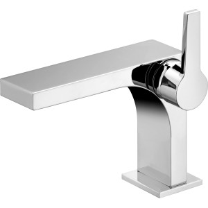 Keuco Edition 11 Waschtischarmatur 51104 in Chrom, Einhebelmischer für Waschbecken.