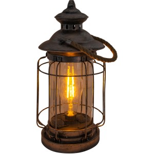 Näve LED-Solarleuchte Laterne, 35 cm, Kupfer, mit Aufhängung.