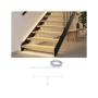 Paulmann MaxLED Treppenbeleuchtung: LED-Strip-Erweiterung 1m, Verteiler. Beleuchtete Holztreppe für Sicherheit.
