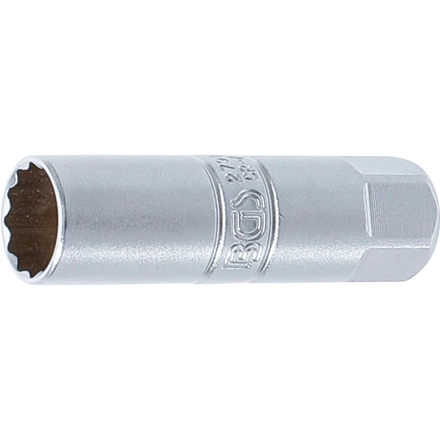 BGS Zündkerzen Einsatz Zwölfkant Antrieb Innenvierkant 10 Mm  3 8 Zoll  SW 14 Mm 2791