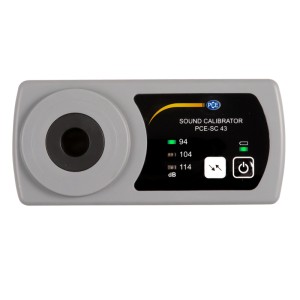 PCE Instruments Schall Kalibrator SC 43 zur präzisen Schallpegel-Messung und Kalibrierung.