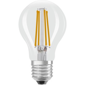 Osram E27 LED Leuchtmittel, Glühlampenform, 3,8W, warmweiß, 806lm, 2er Set.