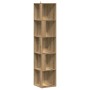 vidaXL Eckregal Artisan-Eiche 33x33x165 cm Holzwerkstoff 856725