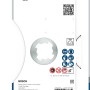 Bosch X-Lock Diamanttrennscheibe Ø 125 mm für Winkelschleifer, silber, mit X-Lock Aufnahme und Sicherheitspiktogrammen.