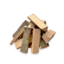 PINI Mini Brennholz Buche, 15 cm, getrocknet. Helle Holzscheite für Pizzaöfen, Grills & Backöfen.