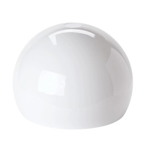 Weißer Orion Lightstyle Lampenschirm, Ø 30 cm, für Bogenleuchten und andere Lampen mit E27 Fassung.