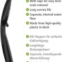 Wenko Brausekopf Young, schwarz, mit Antikalk-Noppen und 5 Strahlarten für Brausesets.