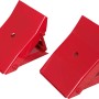 Zwei rote Bremskeile aus dem 5-teiligen Reifenwechsel-Set.