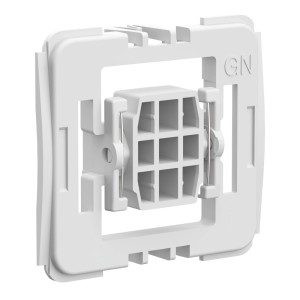 Weißer Homematic IP Adapter Gira, neue Generation, 20er Pack. Für Hausautomation.