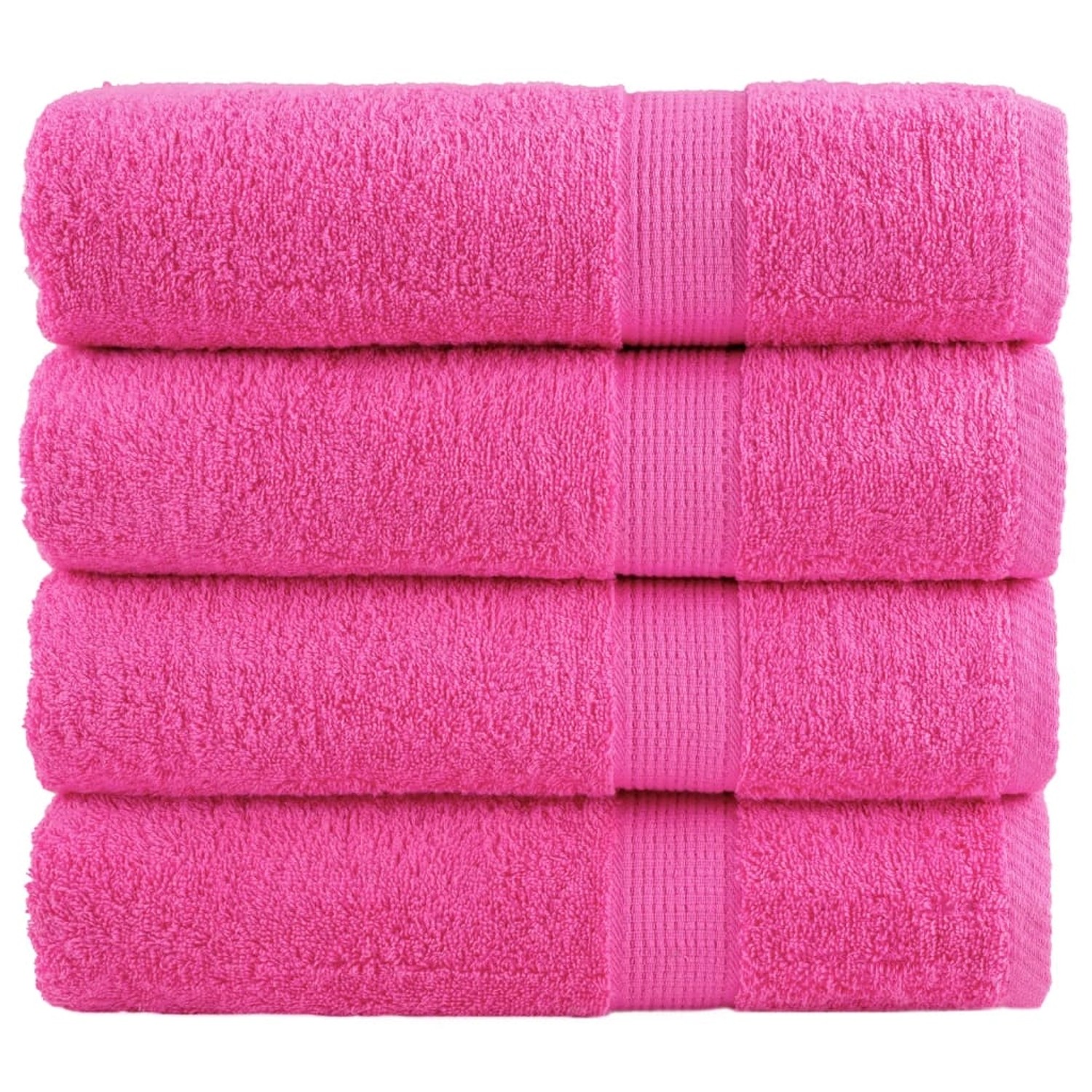 vidaXL Premium-Handtücher 4 Stk Rosa 50x100cm 600g/m2 100% Baumwolle günstig online kaufen