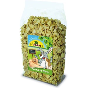 JR Farm Nager-Snack Pastinaken-Würfel, 125g Packung. Leckerer und gesunder Snack für Nager.