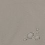 Detailaufnahme: Wasserabweisendes, graues Sonnensegel mit Wassertropfen.