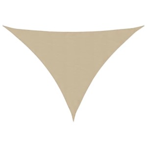 vidaXL Sonnensegel Oxford-Gewebe Dreieckig 3x3x4,24 m Beige 135172