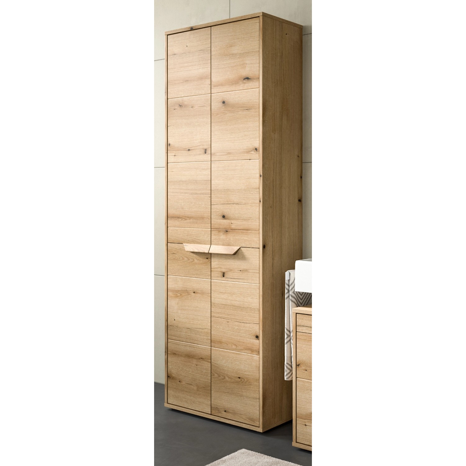 Inn.Furn Hochschrank Evoke Eiche 64 cm mit Soft-Close Celia günstig online kaufen