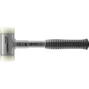 Halder Supercraft Schonhammer Ø 50 mm Rückschlagfrei mit Bruchsicherem StahlrohrStiel