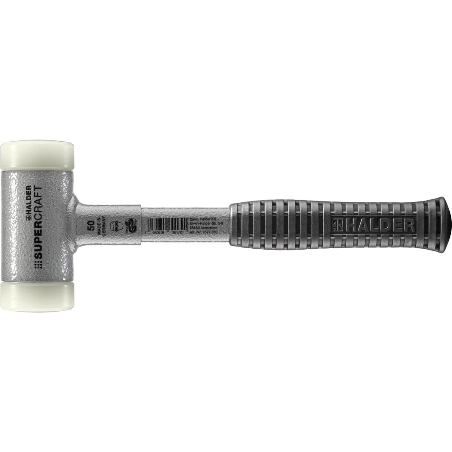 Halder Supercraft Schonhammer Ø 50 mm Rückschlagfrei mit Bruchsicherem Stah günstig online kaufen