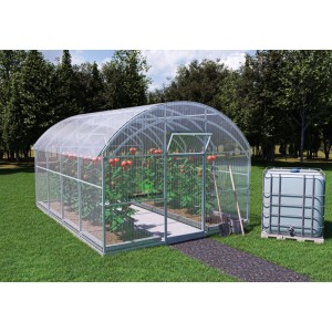 Garten Dream Gewächshaus Gardener 3x8m mit 4mm Polycarbonat