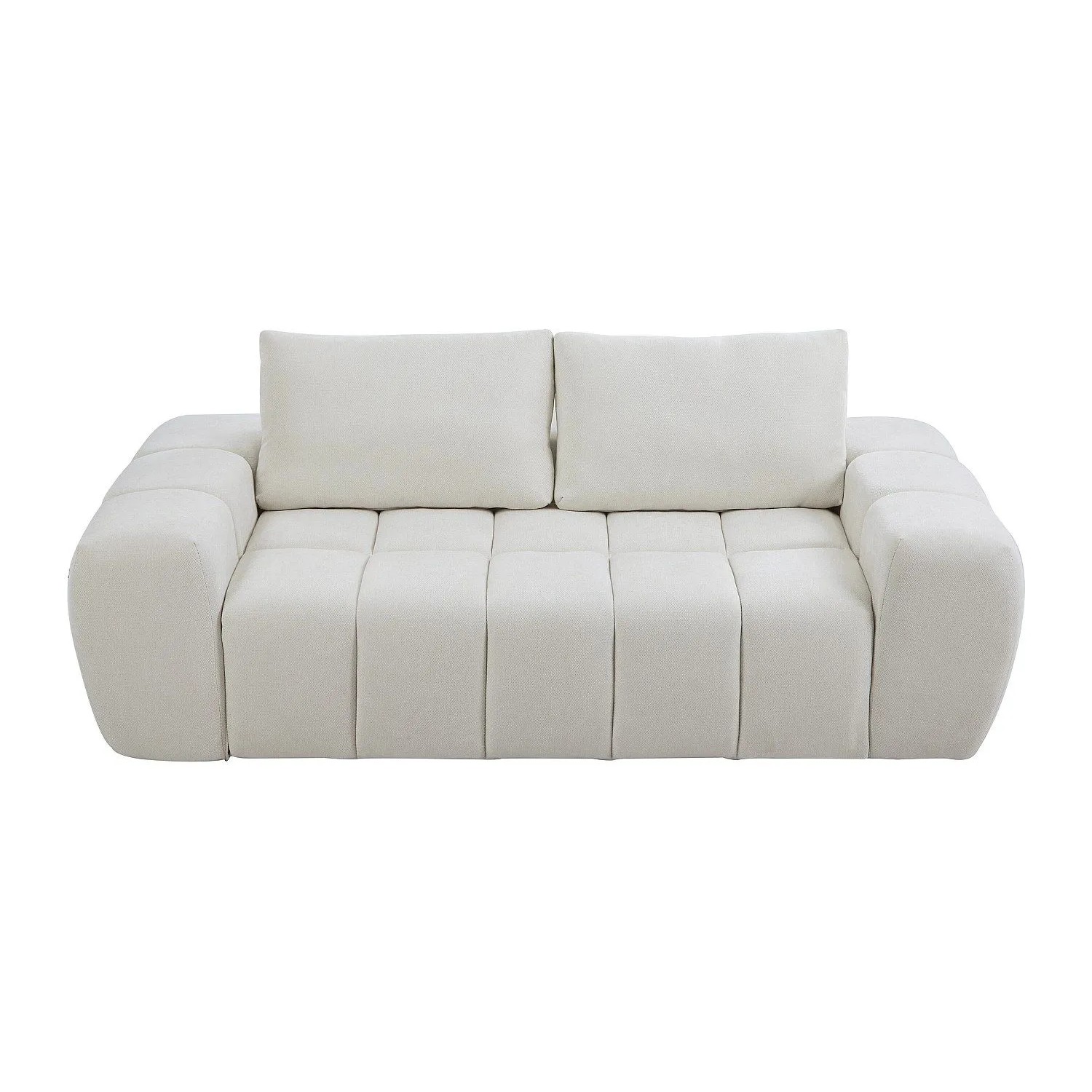 Vente-unique Sofa Ohne Schlafmöglichkeit Benafo Beige 218 cm