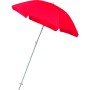 Roter Schneider Marktschirm, Ø 180 cm, mit Push-Up Mechanik für Balkon & Garten.
