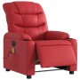 vidaXL Massagesessel Elektrisch Rot Kunstleder 3206597