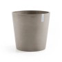 Ecopots Amsterdam Pflanztopf, 50 cm, Taupe, für Innen- und Außenbereich.